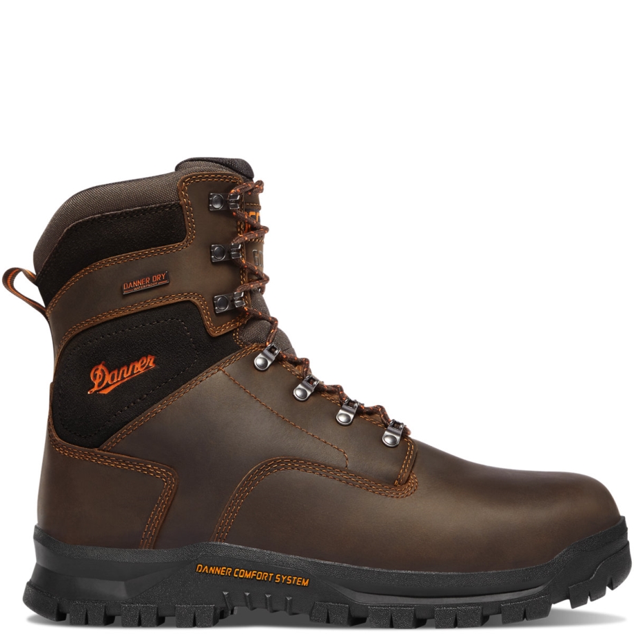 Danner Crafter 8 Brun Isoleret 600g Komposit Tå Danner Crafter 8 Brun Isoleret 600g Komposit Tå